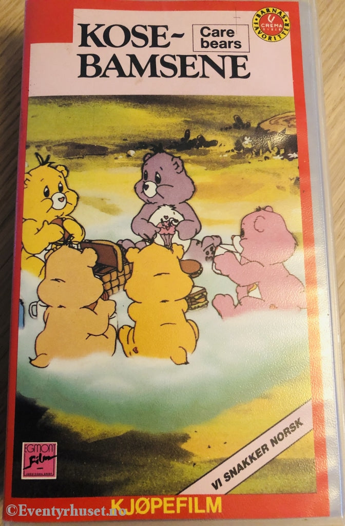 Kosebamsene (Care Bears). 1988. Vhs. Vhs