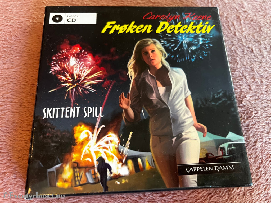 Carolyn Keene. 2009. Frøken Detektiv: Skittent spill. Lydbok på CD.