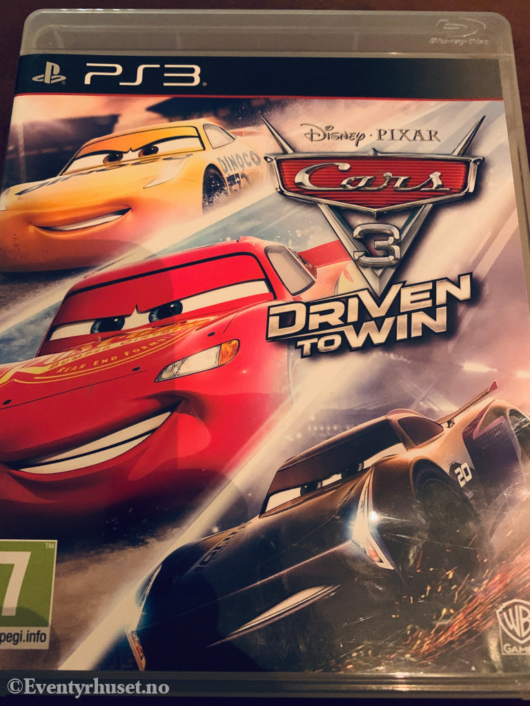 Cars 3: Driven to Win. PS3.