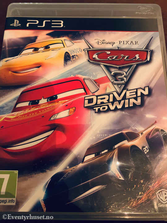 Cars 3: Driven to Win. PS3.
