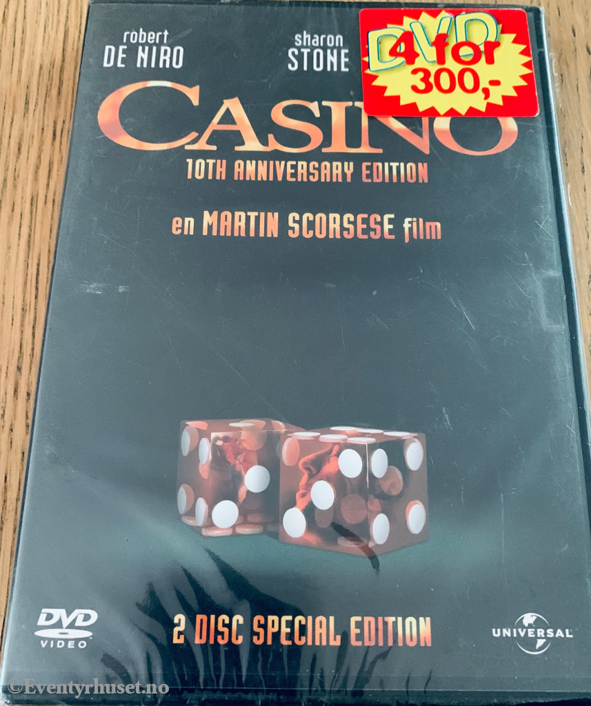 Casino (1995). DVD. Ny i plast!