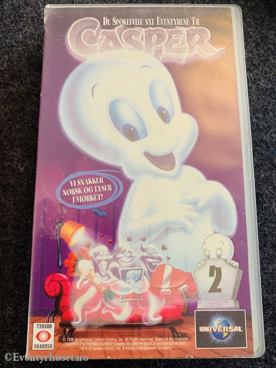 Casper - De Spøkefulle Nye Eventyrene 2. 1996. Vhs. Vhs