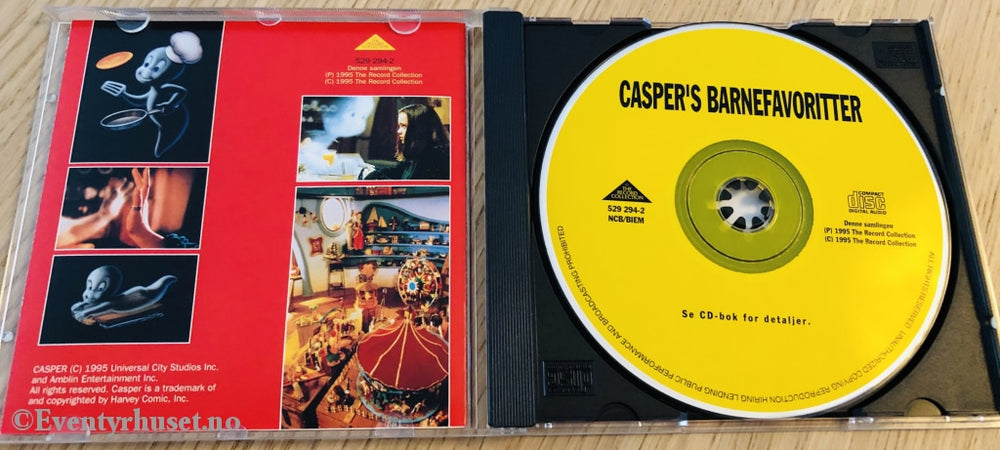 Caspers Barnefavoritter. 1995. Cd. Cd