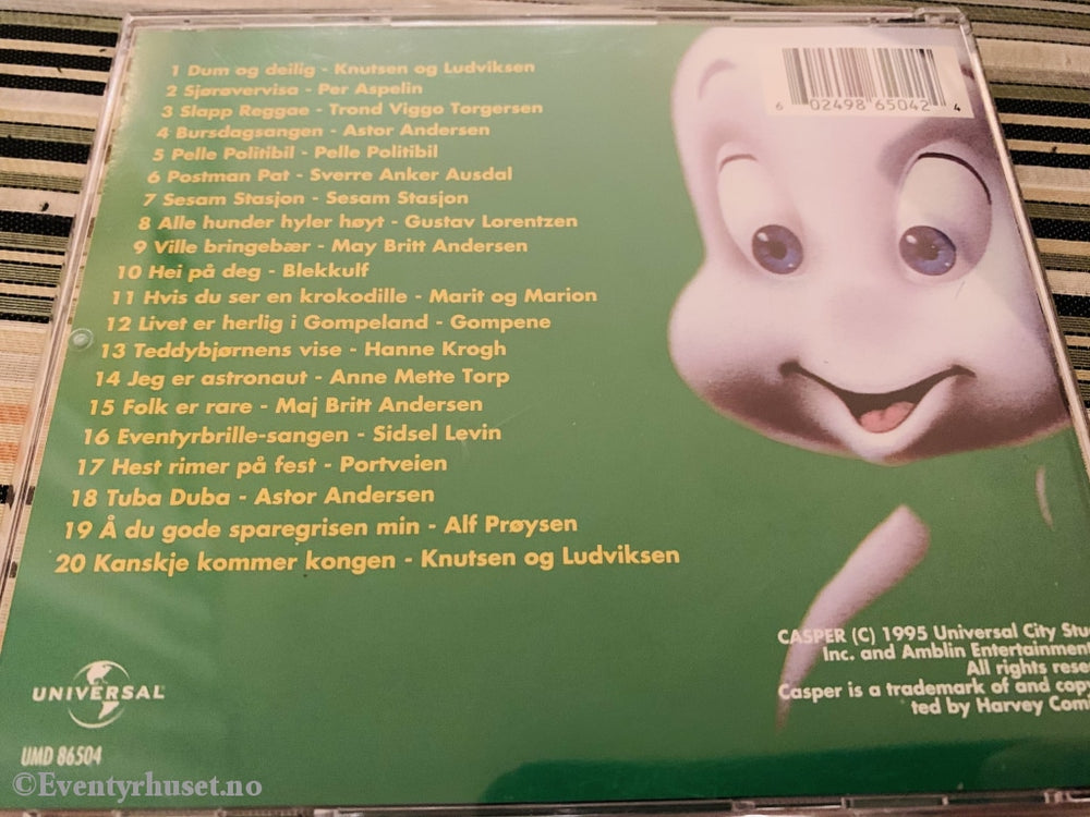Caspers Barnefavoritter 2. 1995. Cd. Cd