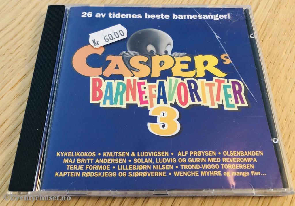 Caspers Barnefavoritter 3. 2000. Cd. Cd