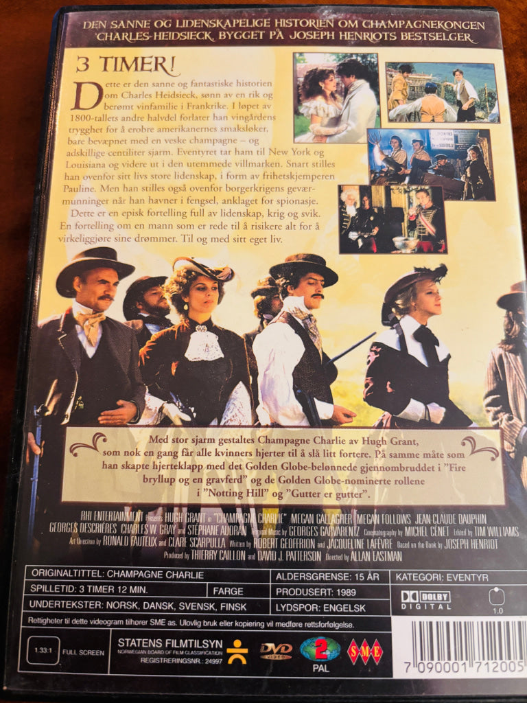 Champagne Charlie. DVD.