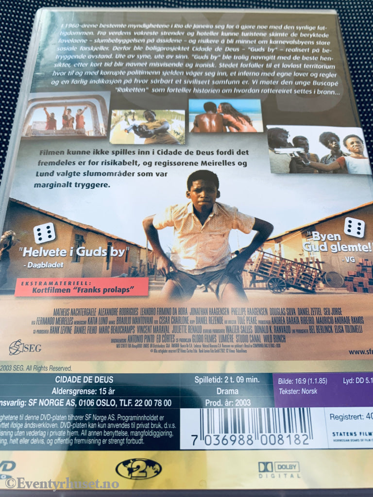 City of God (2002). DVD.