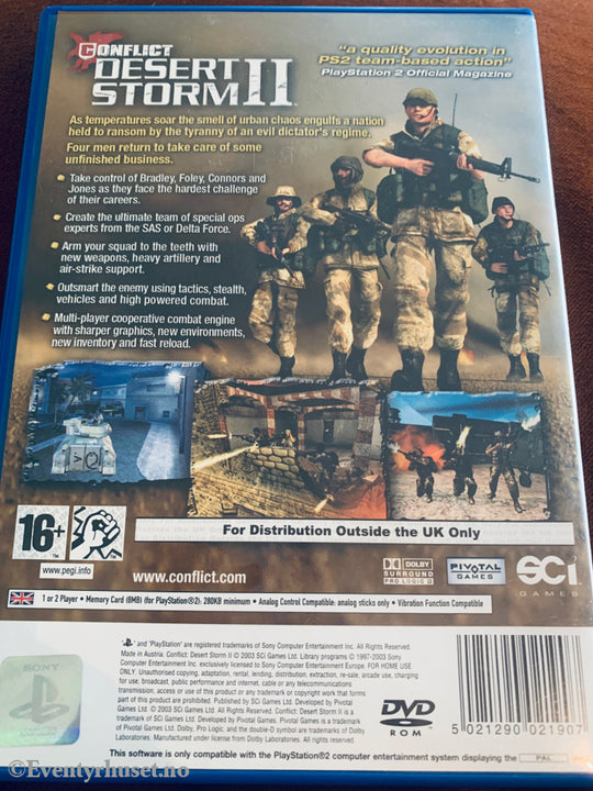 Conflict: Desert Storm II . PS2