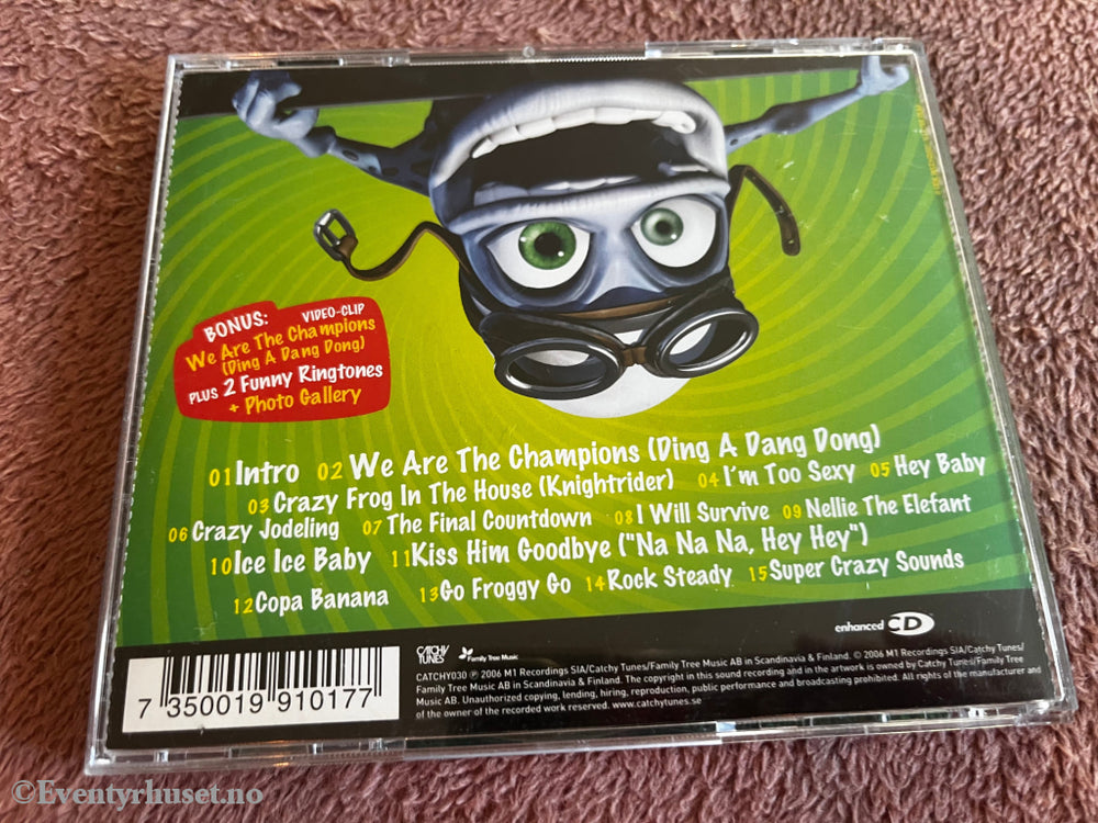 Crazy Frog. 2006. More Crazy Hits. Musikk på CD.