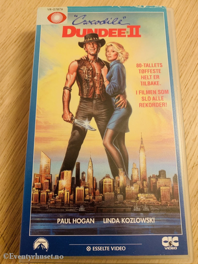 Crocodile Dundee 2. 1988. Vhs. Vhs