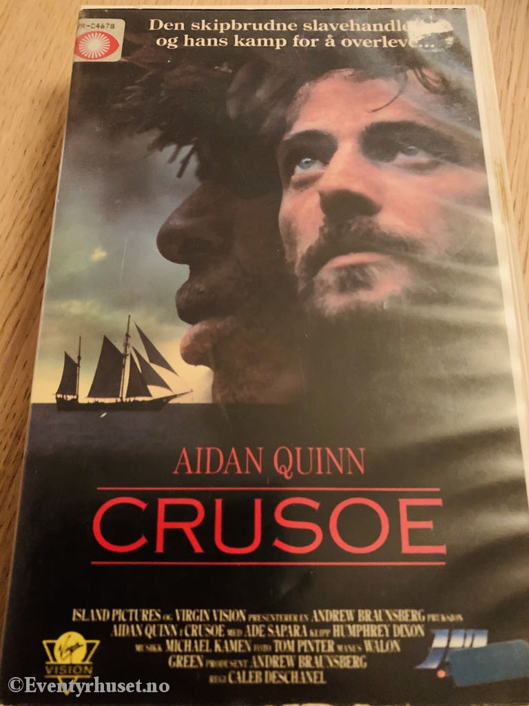 Crusoe. 1988. Vhs Big Box.