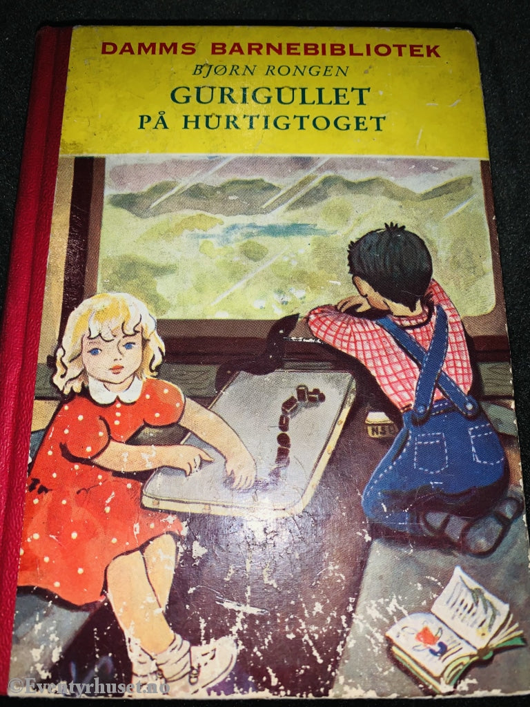 Damms Barnebibliotek Nr. 11. Bjørn Rongen. 1954. Gurigullet På Hurtigtoget. Fortelling