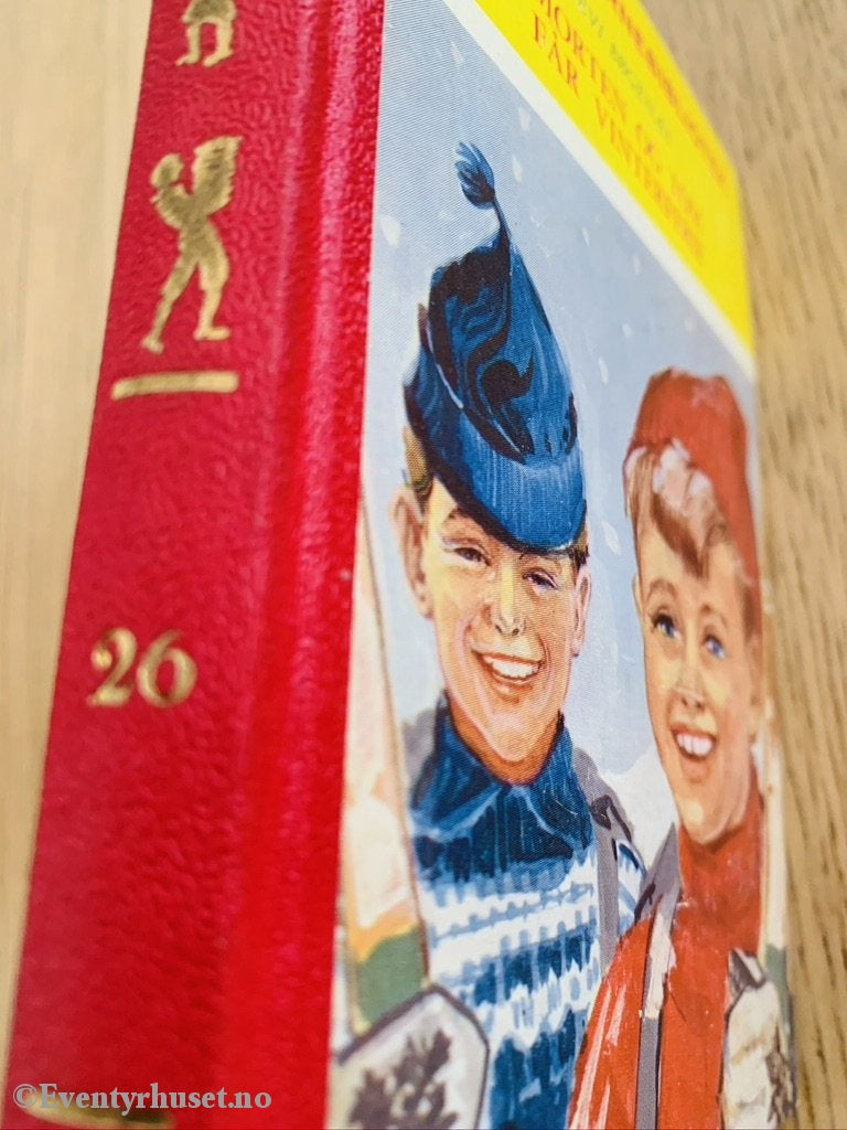 Damms Barnebibliotek Nr. 26. Evi Bøgenæs. 1957. Morten Og Tom Får Vinterferie. Fortelling