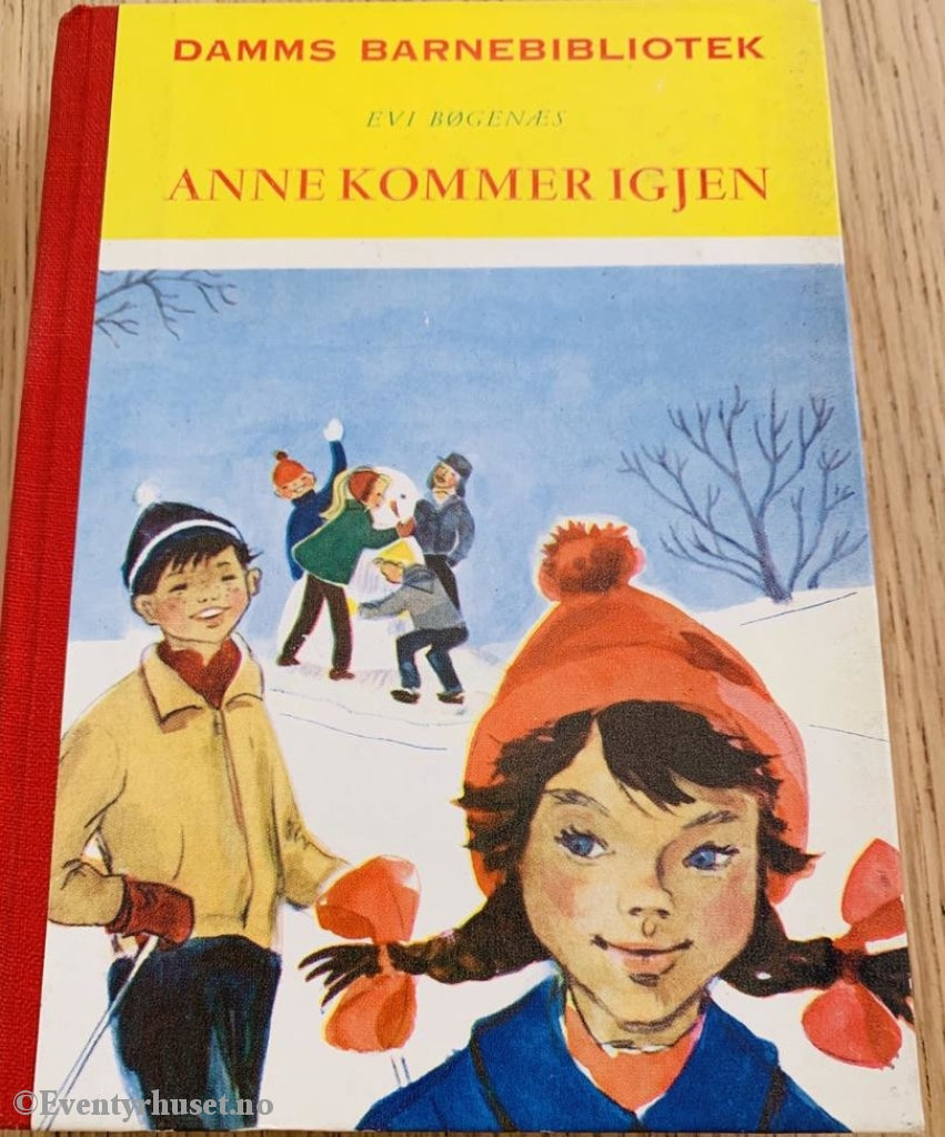 Damms Barnebibliotek Nr. 41. Evi Bøgenæs. 1960. Anne Kommer Igjen. Fortelling