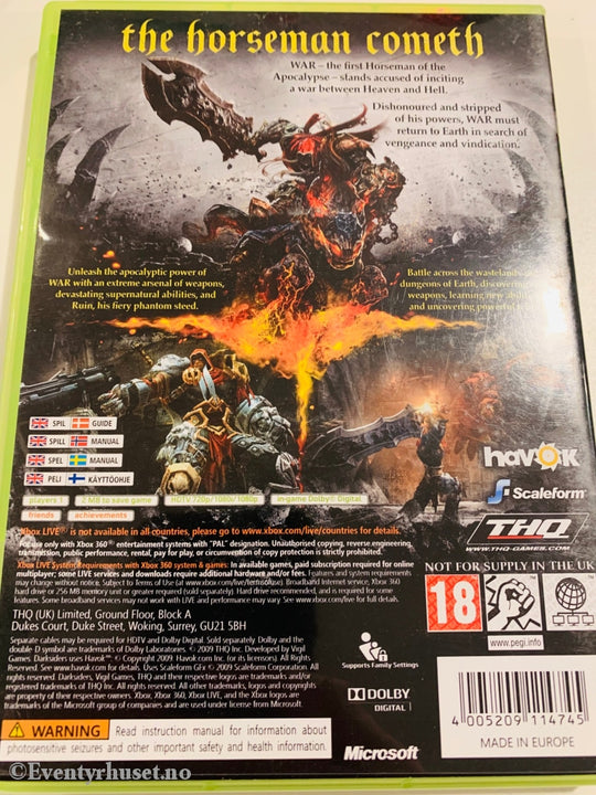Darksiders. Xbox 360.