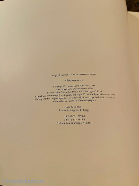 David Fontana. 1994/95. Drømmenes Hemmelige Språk. Fortelling