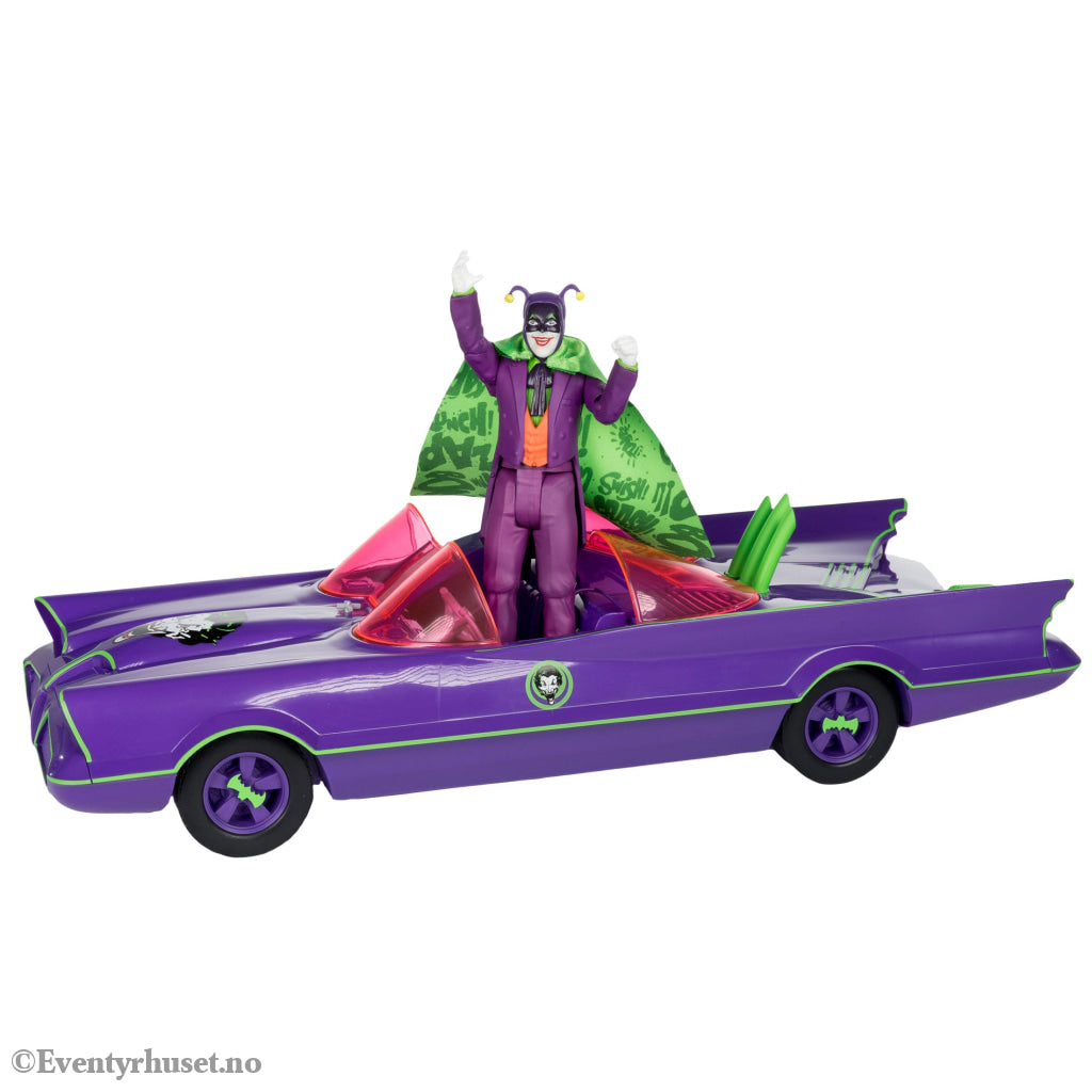 DC Retro Action Figure with vehicle Batman 66 Batmobil with Joker (Gold Label). Mint In Sealed Box (MISB)! Actionfigur
