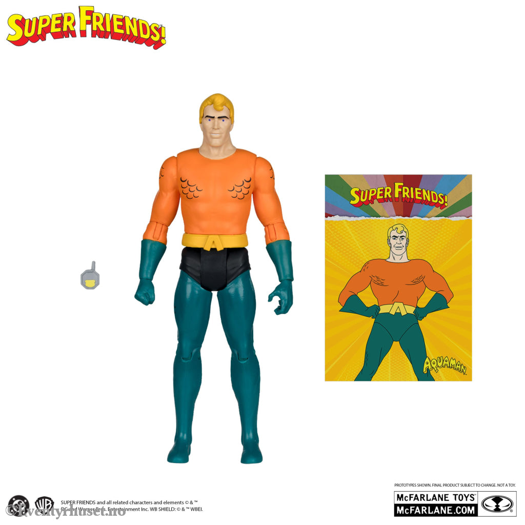 DC Retro Super Friends Action Figure Aquaman 15 cm. Mint In Sealed Box (MISB)! Actionfigur
