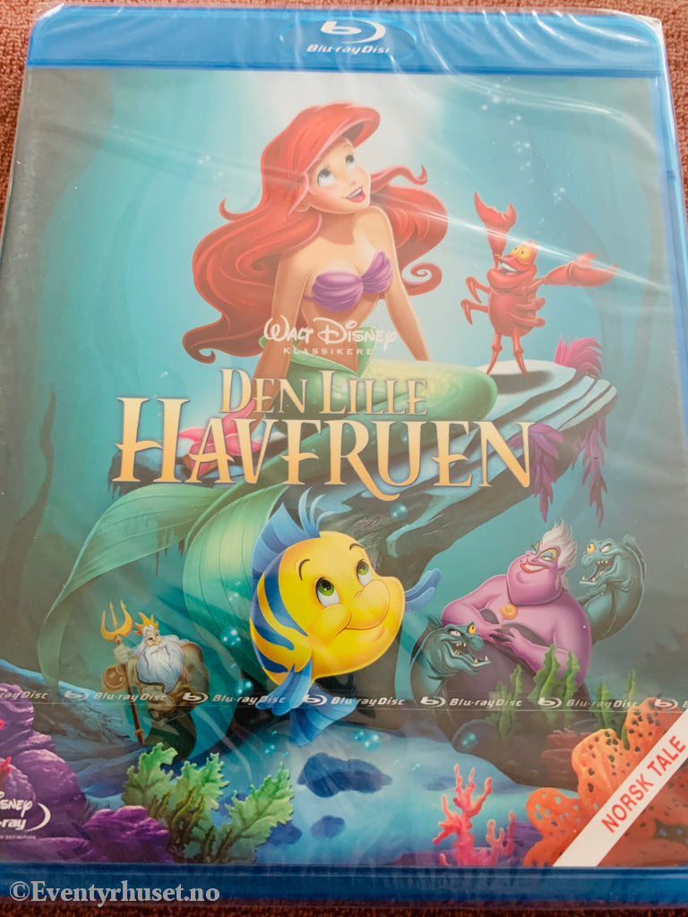 Den Lille Havfruen. Blu-ray. Ny i plast!