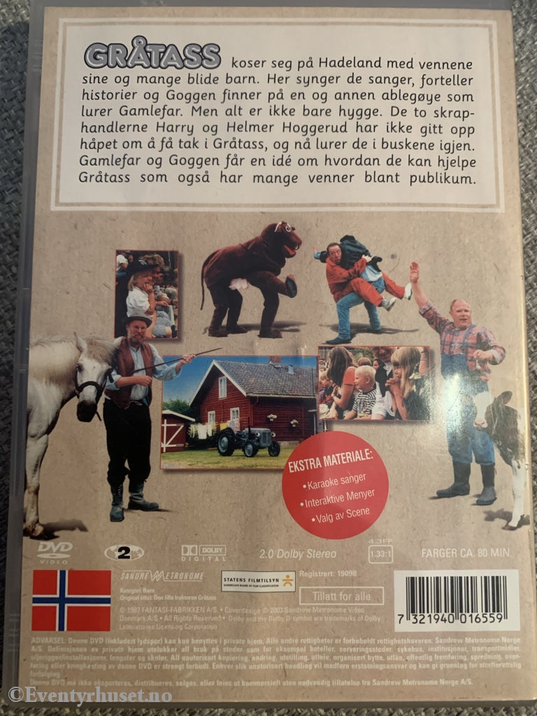 Den Lille Traktoren Gråtass. Sommerteater. 1997. Dvd. Dvd