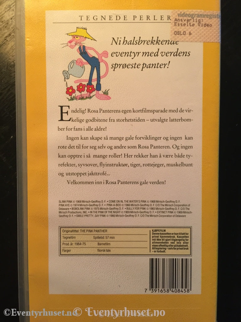 Den Rosa Panteren. 1964-75. Vhs. Vhs