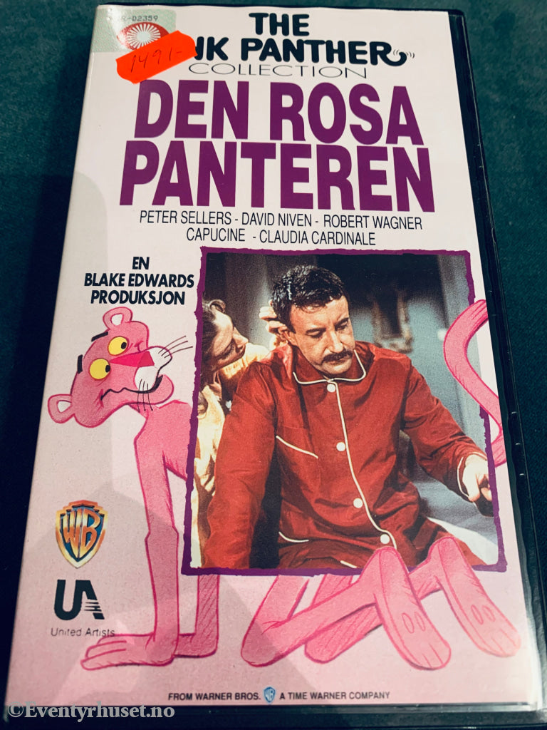 Den Rosa Panteren. 1964. Vhs. Vhs