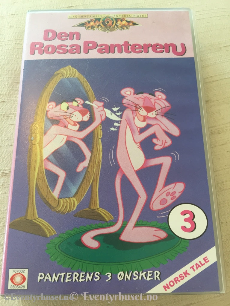 Den Rosa Panteren 3. 1965-75. Vhs. Vhs