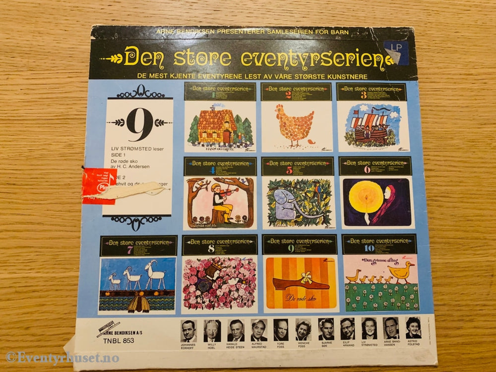 Den Store Eventyrserien. Nr 9. 1970. Lp. Lp Plate