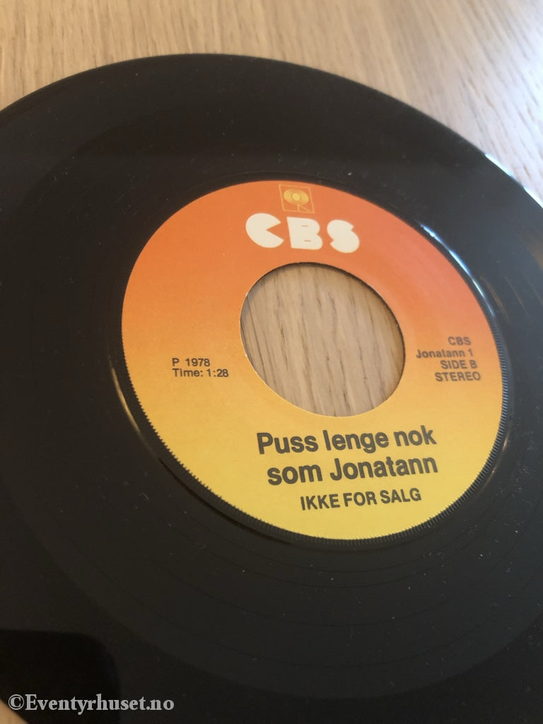 Den Tapre Ridder Jonathan Og Den Onde Dragen Plaque. 1978. Ep-Singel. Ep