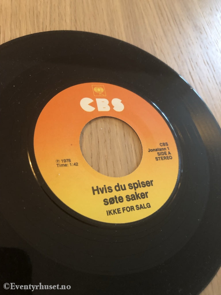 Den Tapre Ridder Jonathan Og Den Onde Dragen Plaque. 1978. Ep-Singel. Ep