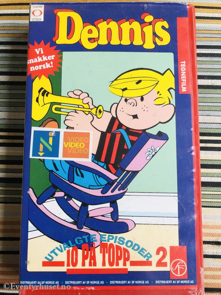 Dennis. 10 På Topp 2. 1983. Vhs. Vhs