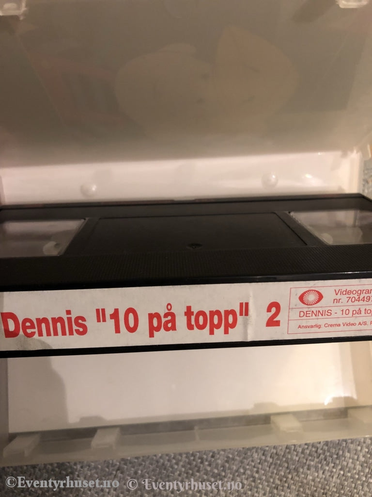 Dennis - 10 På Topp 2. 1993. Vhs. Vhs