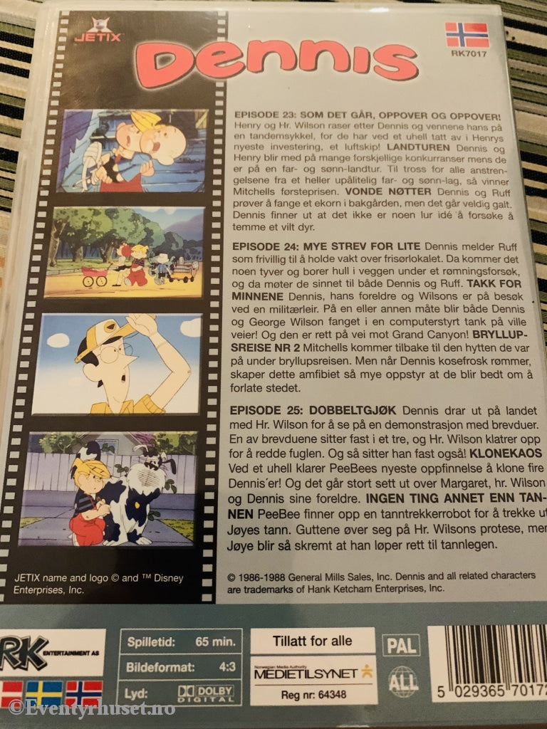 Dennis. Episode 23-25. Dvd. Dvd