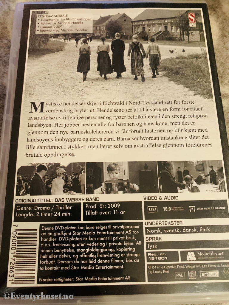 Det Hvite Båndet. 2009. Dvd. Dvd