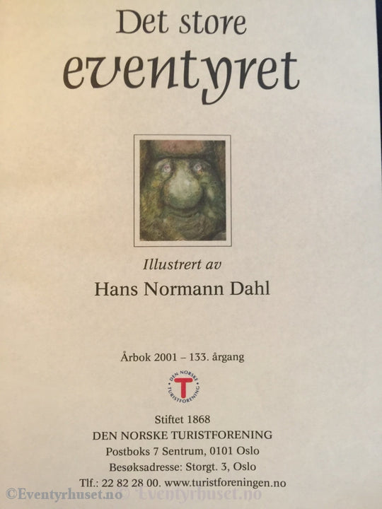 Det Store Eventyret. 2001. Eventyrbok