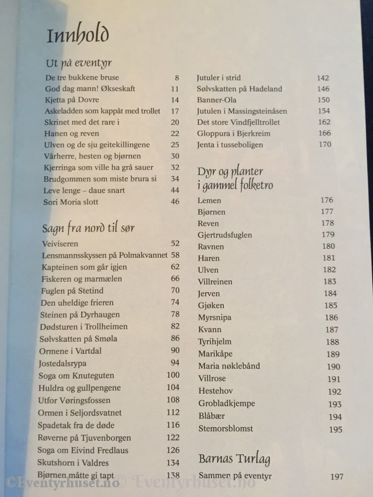 Det Store Eventyret. 2001. Eventyrbok