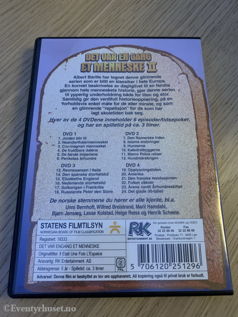 Det Var En Gang Et Menneske. 2 Av 4. Dvd. Dvd