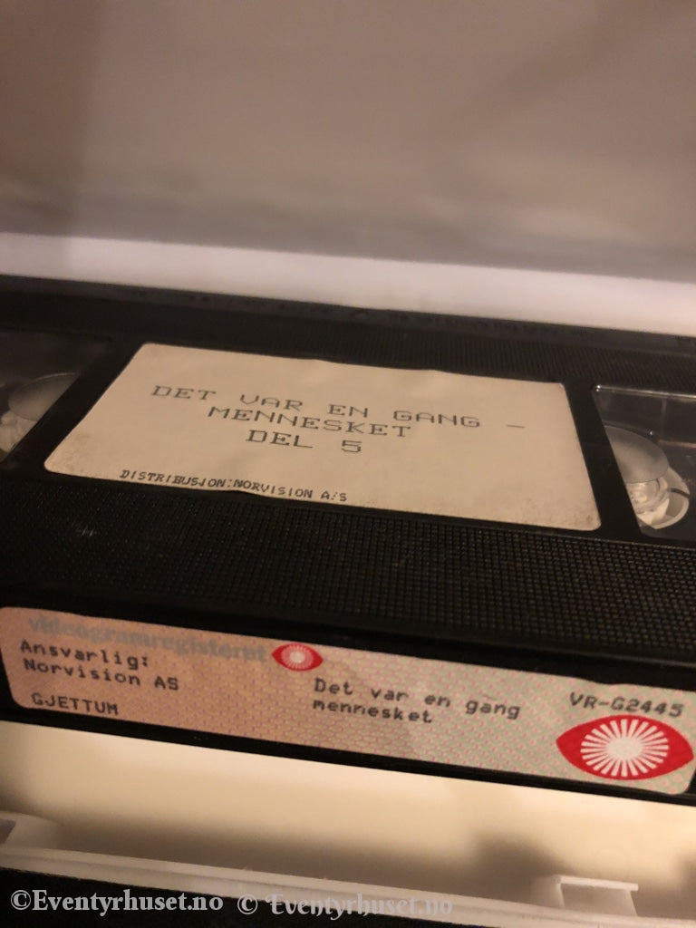 Det Var En Gang - Mennesket. Del 5 (Norvision Serien). Vhs. Vhs