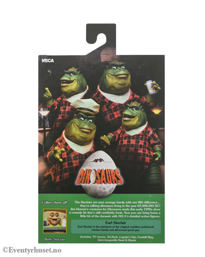 Dinosaurs Action Figure Ultimate Earl Sinclair 18 cm. Mint In Sealed Box (MISB)! Actionfigur