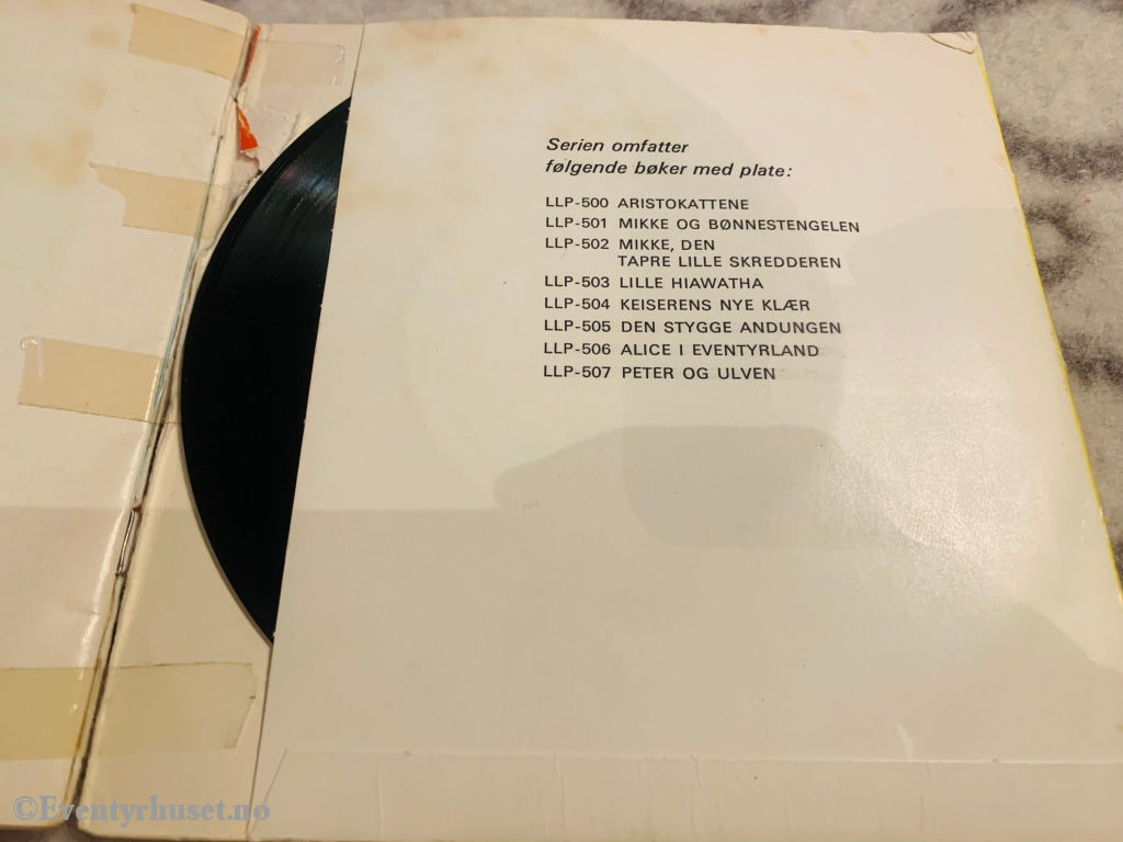 Disney Alice I Eventyrland - Se Hør Les. 1970. Ep + Bok. Eventyrplate