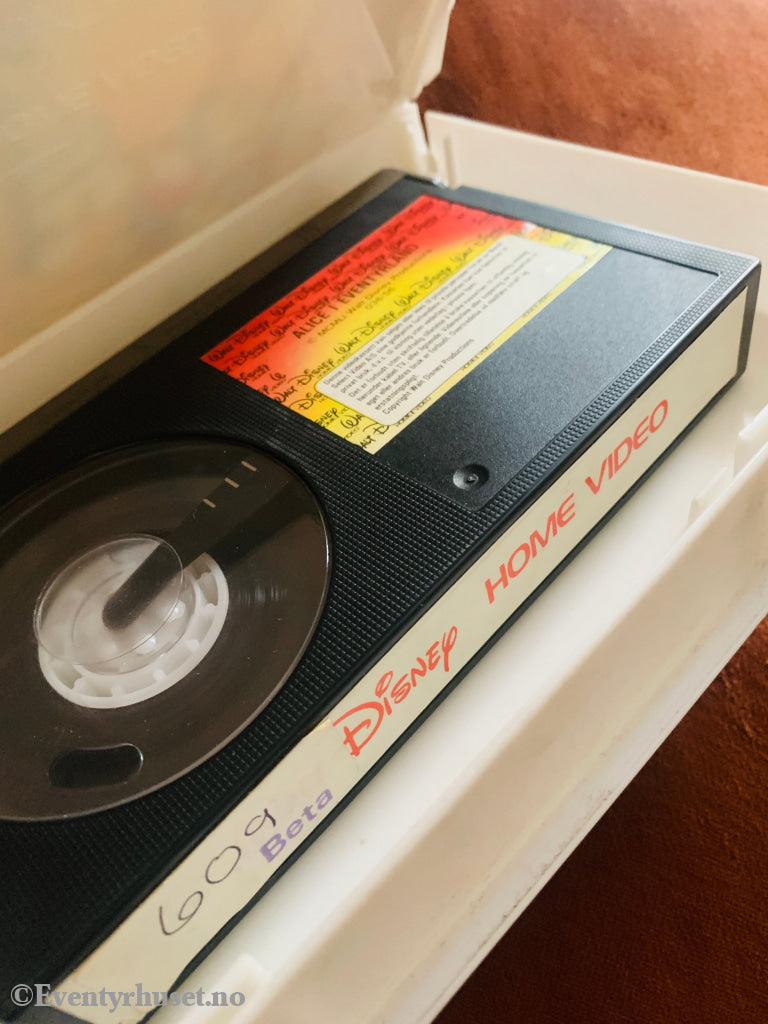 Disney Betamax. Alice i Eventyrland. Beta