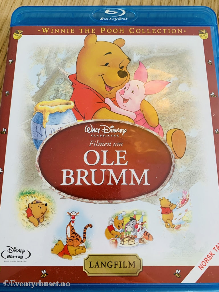 Disney Blu-Ray Gullnummer 22. Filmen Om Ole Brumm. Blu-Ray Disc