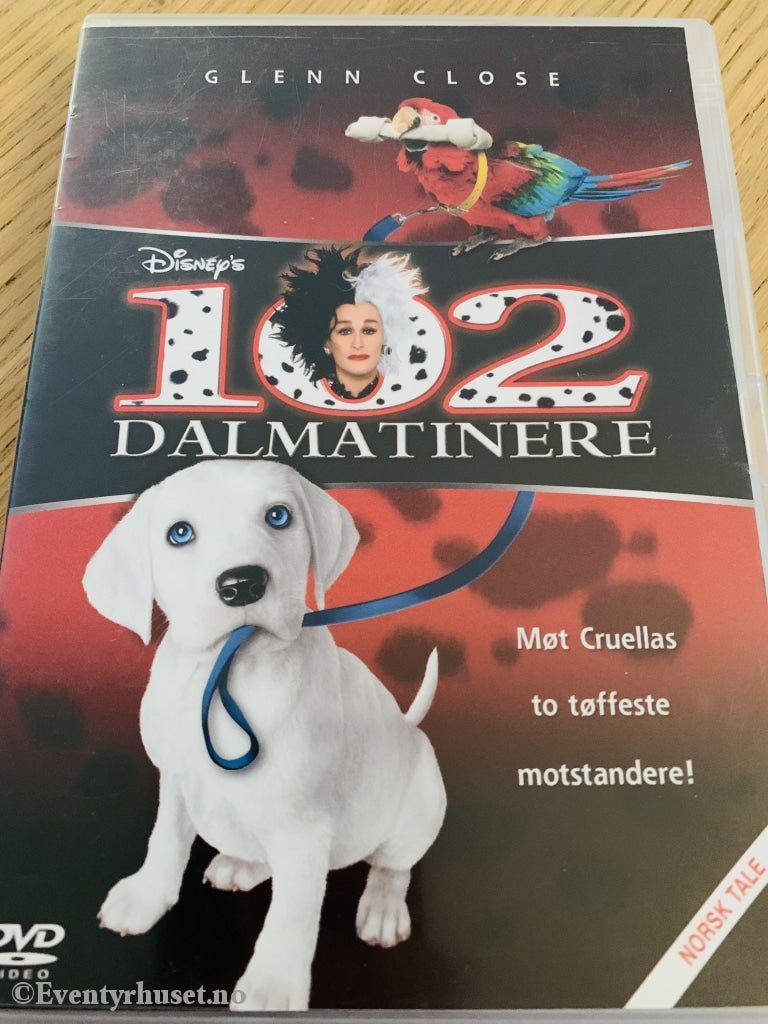 Disney Dvd. 102 Dalmatinere. 2000. Dvd