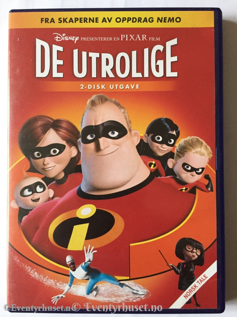 Disney Dvd. De Utrolige. Dvd