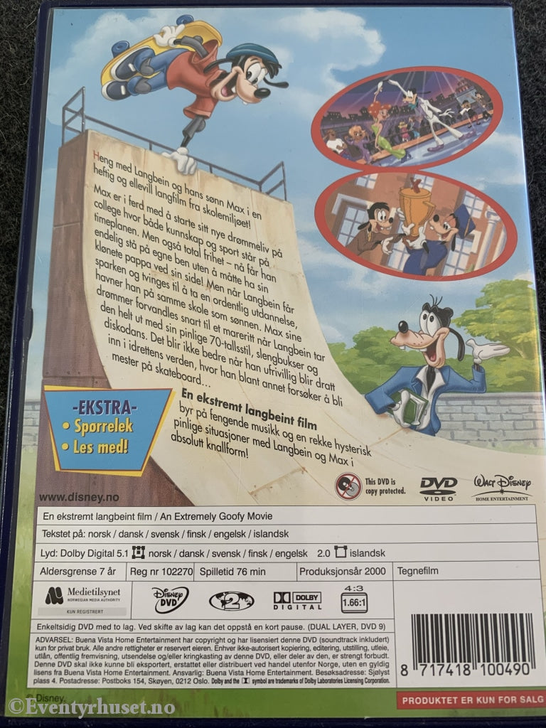 Disney Dvd. En Ekstremt Langbeint Film. 2000. Dvd
