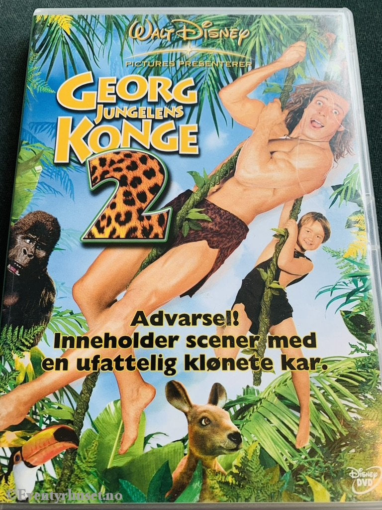 Disney Dvd. Georg Jungelens Konge 2. 2003. Dvd