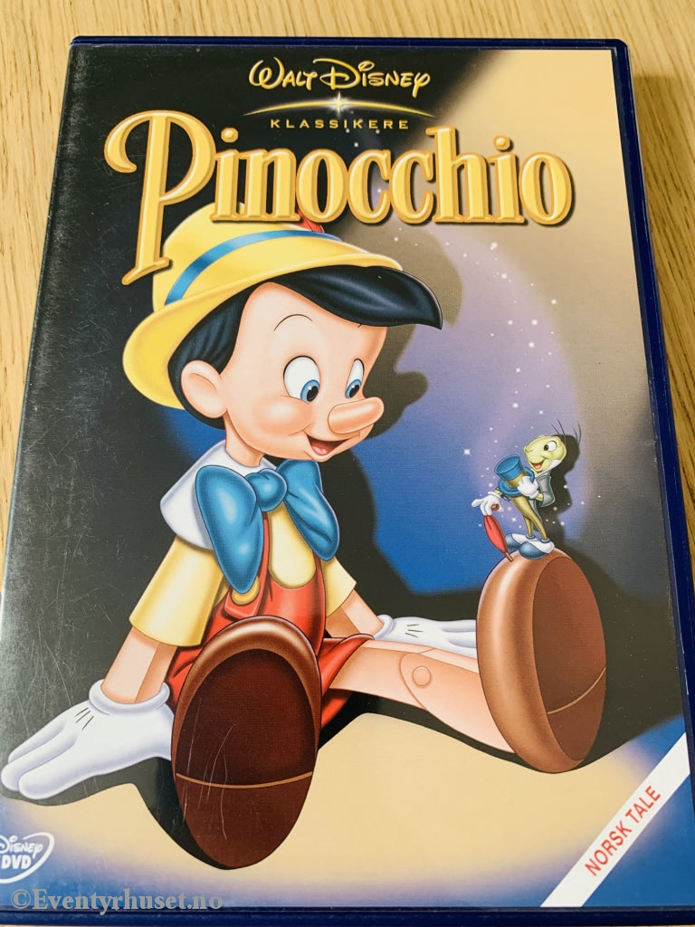 Disney Dvd Gullnummer 02. Pinocchio. 1940.