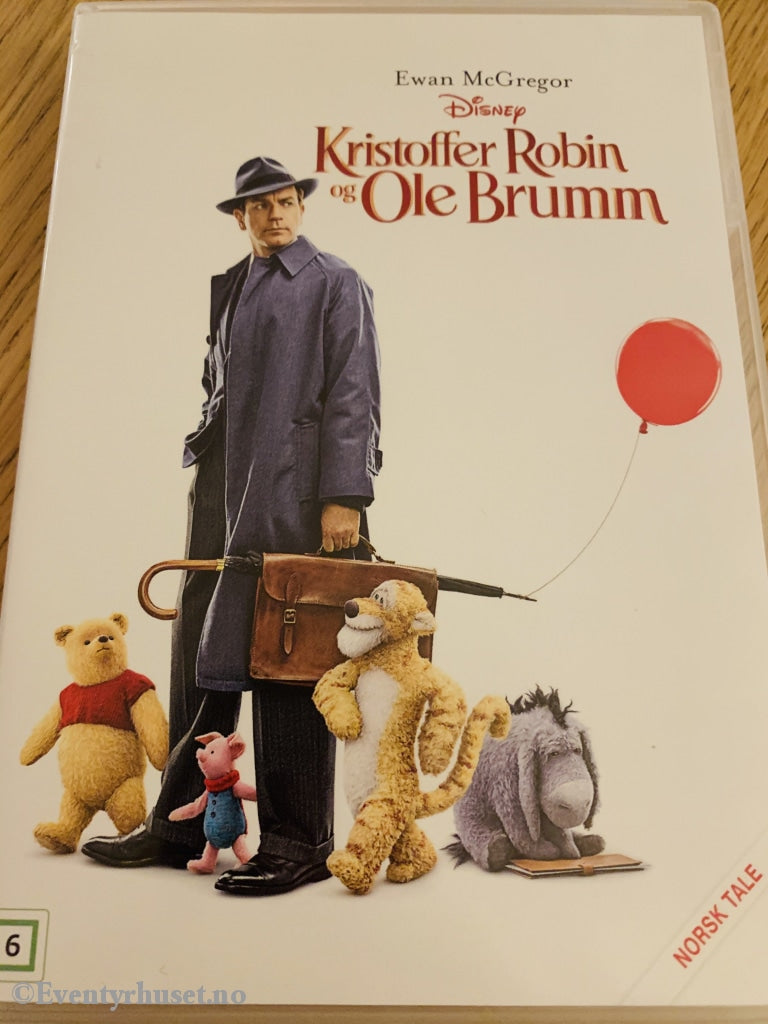 Disney Dvd. Kristoffer Robin Og Ole Brumm. Dvd