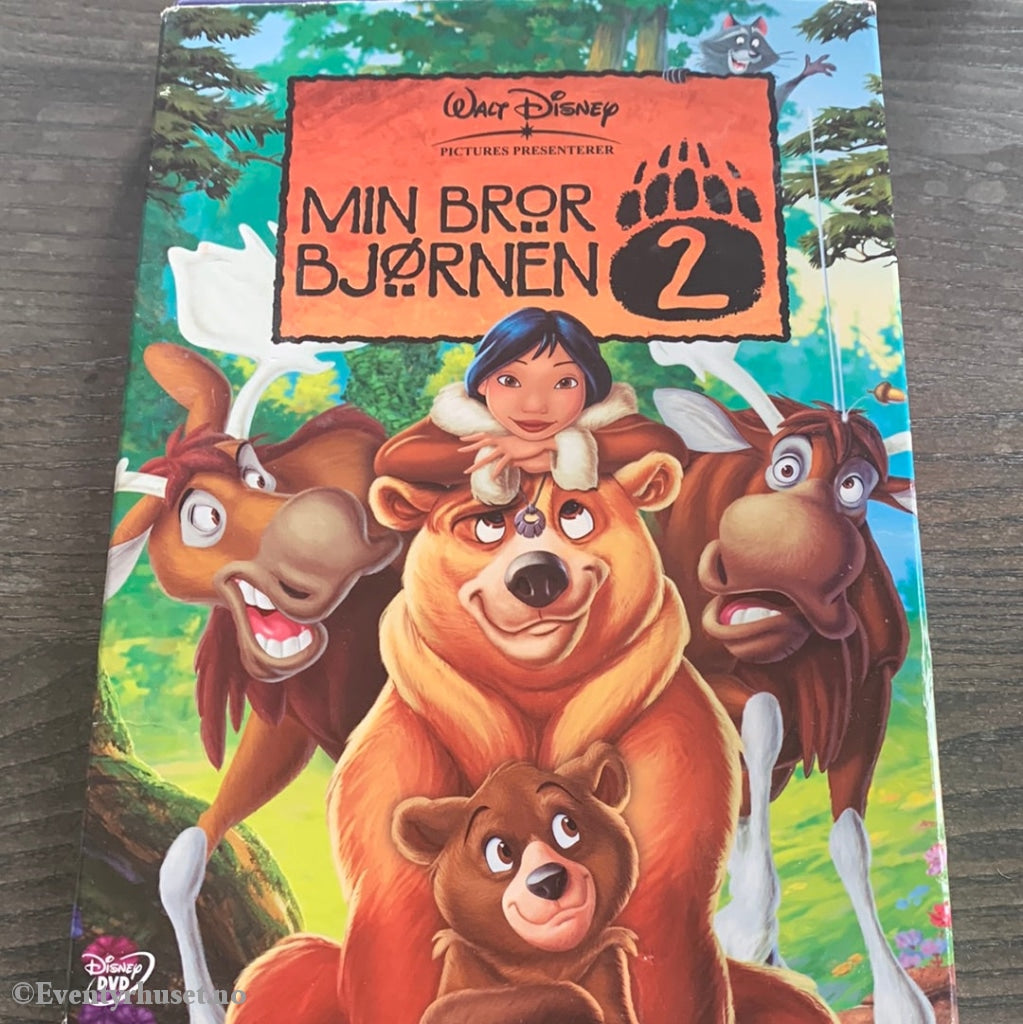 Disney Dvd. Min Bror Bjørnen 2. 2006. Dvd Slipcase.