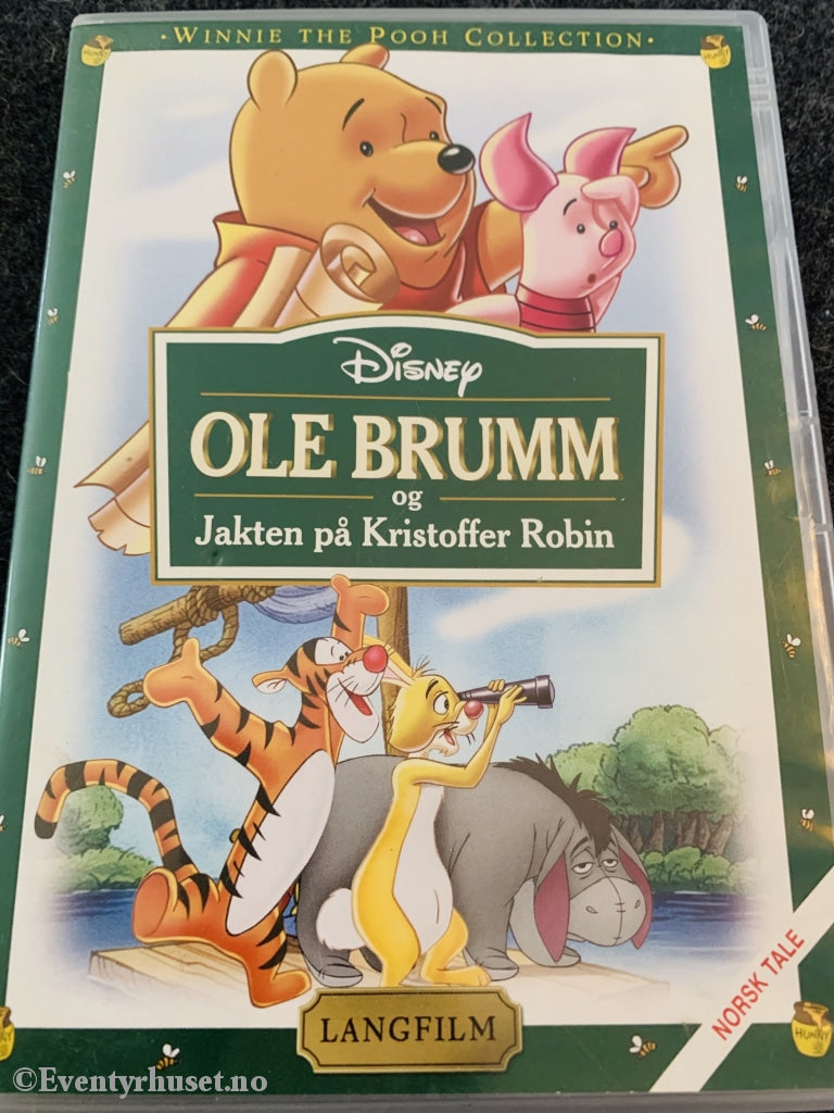 Disney Dvd. Ole Brumm - Jakten På Kristoffer Robin. 1997. Dvd